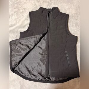 DKNY Black Quilted Sleeveless Vest